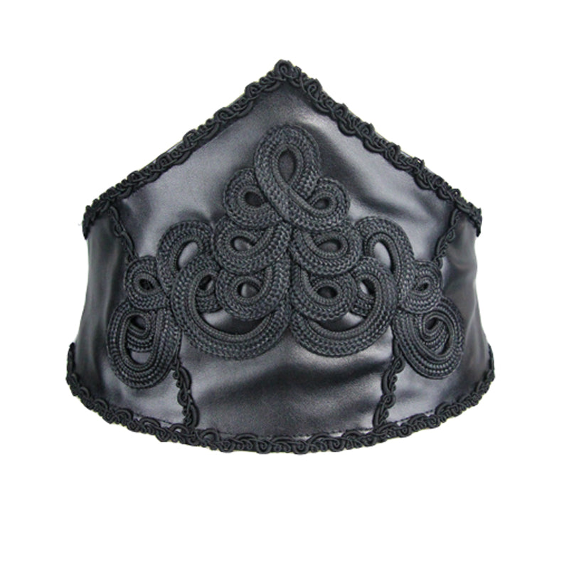 Gothic Embroidery Lace Up Belt