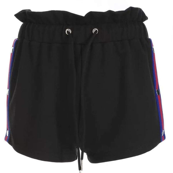 Causal Metal Button Shorts