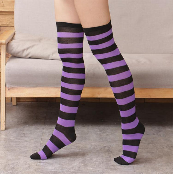 Colorful Striped Stockings