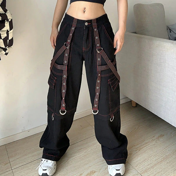 Ribbon Cargo Pants