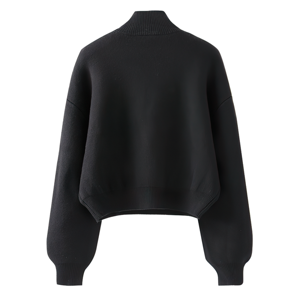 Fashion Long Sleeve Women's Sweater / Turtleneck Hollow Out Chain Streetwear