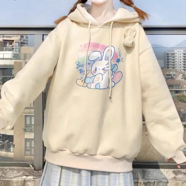 Wishing Bunny Oversized Hoodie