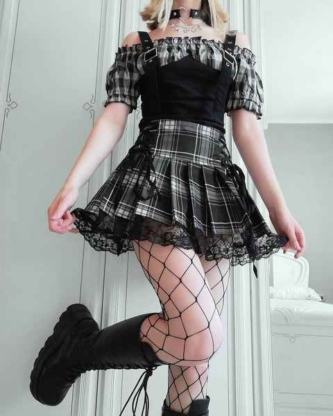 Wicked Scholar Mini Skirt