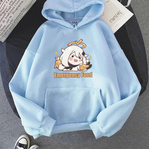 Cute Anime Emergency Food Hoodies