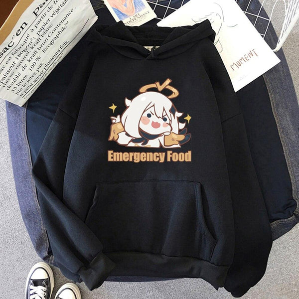 Cute Anime Emergency Food Hoodies