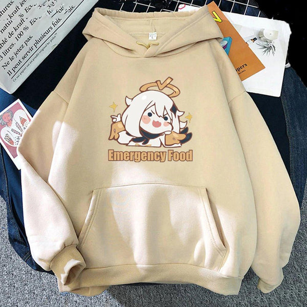 Cute Anime Emergency Food Hoodies