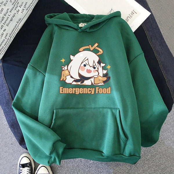 Cute Anime Emergency Food Hoodies