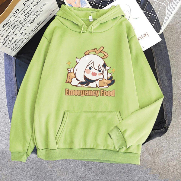 Cute Anime Emergency Food Hoodies