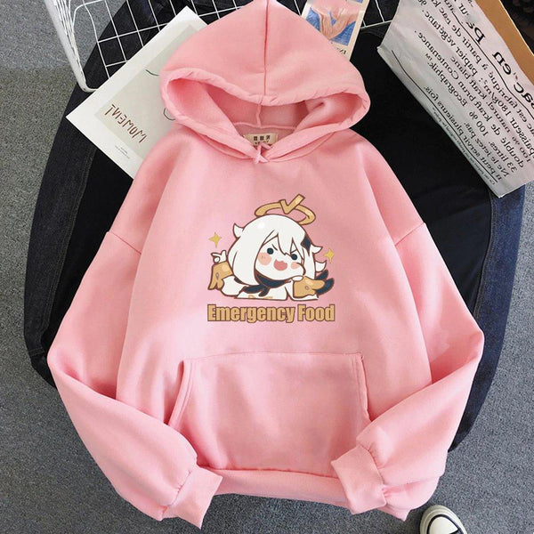 Cute Anime Emergency Food Hoodies