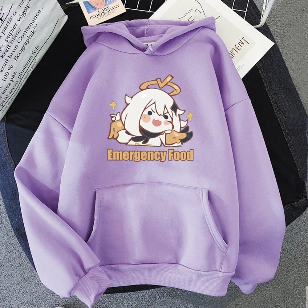 Cute Anime Emergency Food Hoodies