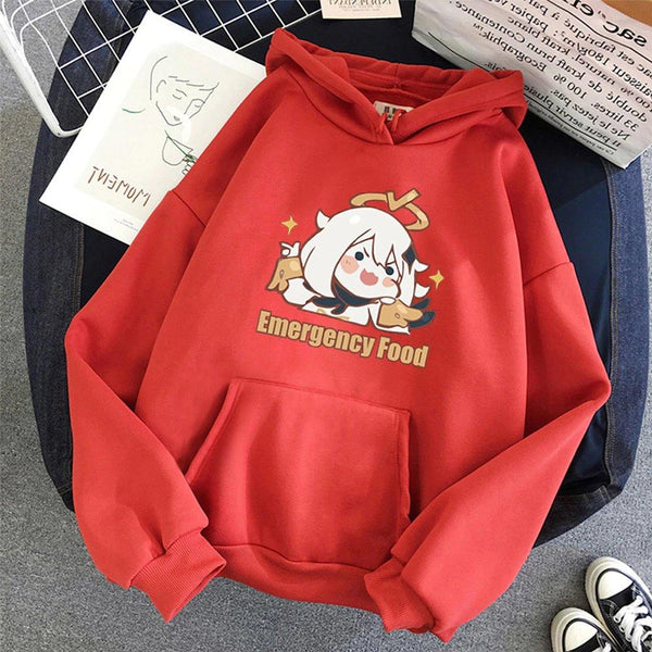 Cute Anime Emergency Food Hoodies