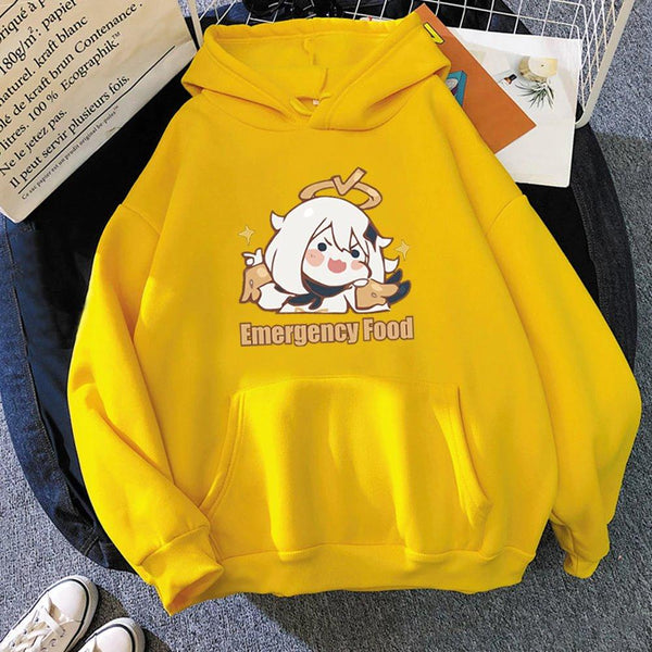 Cute Anime Emergency Food Hoodies