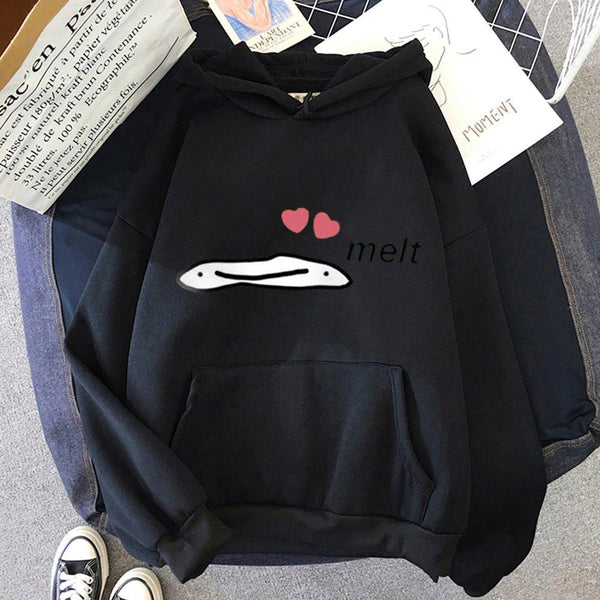 Cute Anime Melting Heart Hoodie