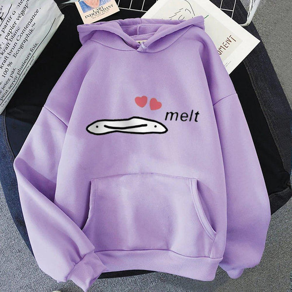 Cute Anime Melting Heart Hoodie