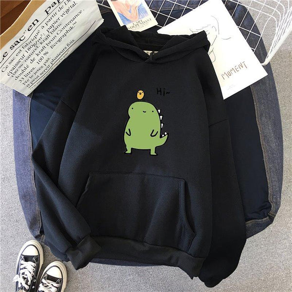 Harajuku Kawaii Cute Dipsy Dinosaur Hoodie