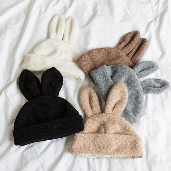 Kawaii Bunny Ears Beanie Hat