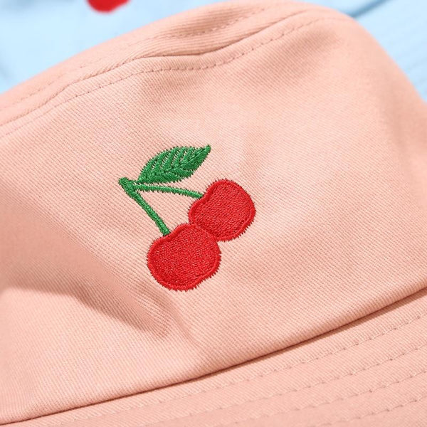 Kawaii Pastel Fruit Bucket Hat