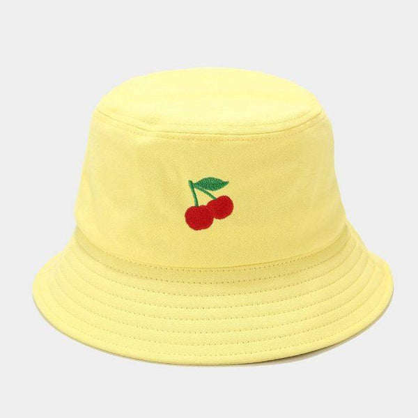 Kawaii Pastel Fruit Bucket Hat