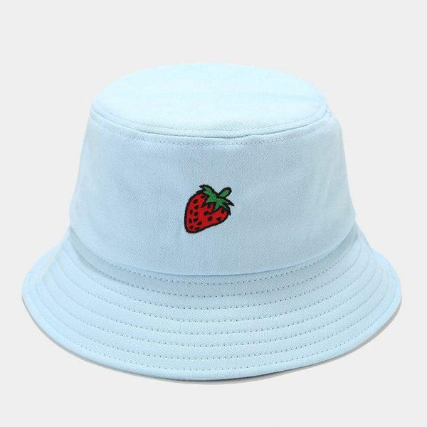 Kawaii Pastel Fruit Bucket Hat