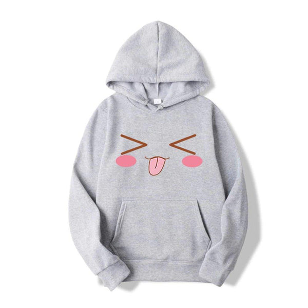 Squinting Face with Tongue Emoji Hoodie