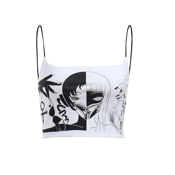 Women's Grunge Witch Printed Tank Top