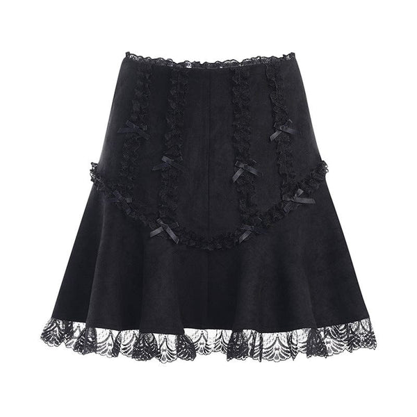 Women's Lolita  Lace Flower Short Skirt