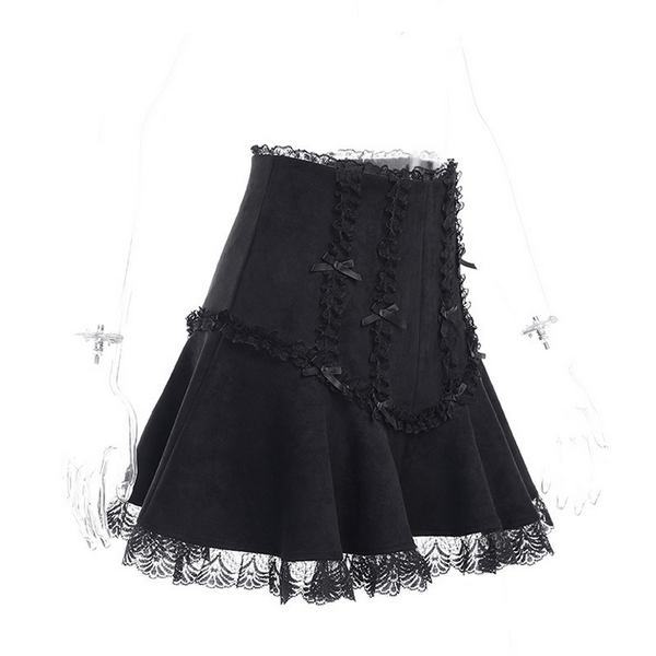 Women's Lolita  Lace Flower Short Skirt