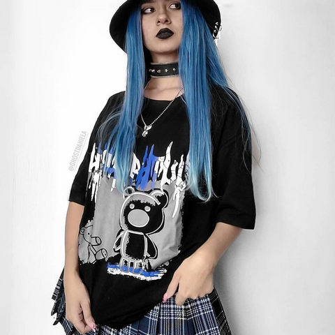 Harajuku Gothic Graphic T-Shirt