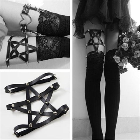 Pentagram Garter Belt