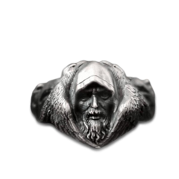 North Mythology Viking Wolf Ring / Stainless Steel Scandinavian Jewelry