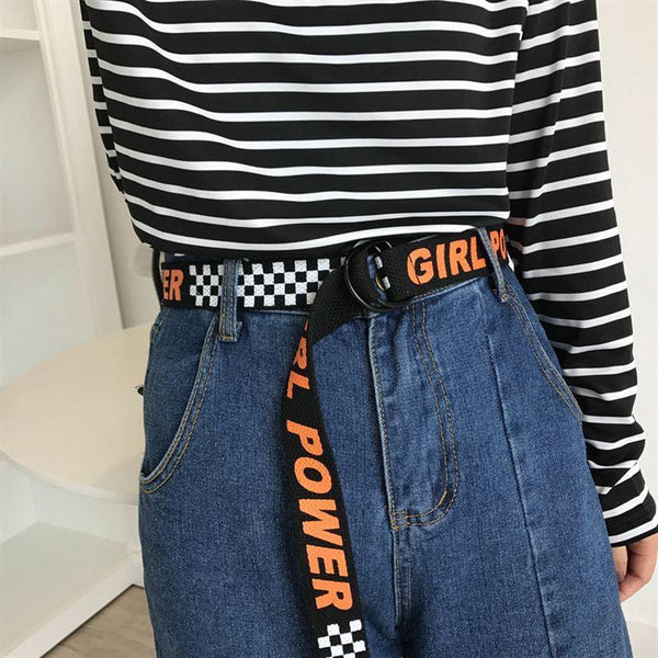 "GIRL POWER" BELTS