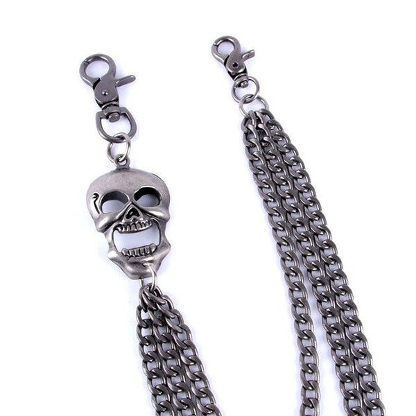 Midnight Skull Key Chain