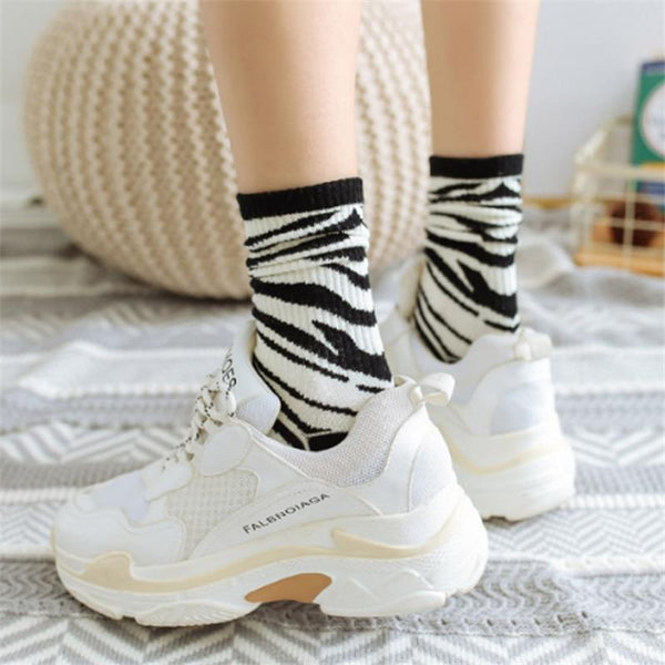 "COW & ZEBRA" SOCKS