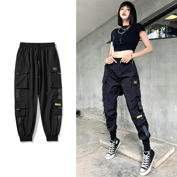 Harajuku street style Multi Pocket Cargo Pants