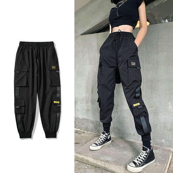 Harajuku street style Multi Pocket Cargo Pants