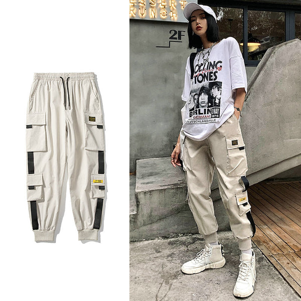 Harajuku street style Multi Pocket Cargo Pants