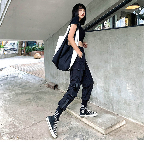 Harajuku street style Multi Pocket Cargo Pants