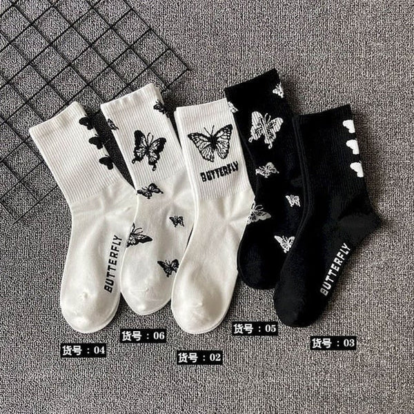 Kawaii Butterfly Socks