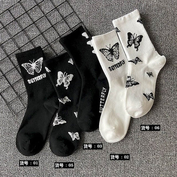 Kawaii Butterfly Socks