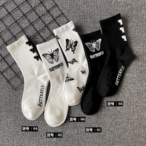 Kawaii Butterfly Socks