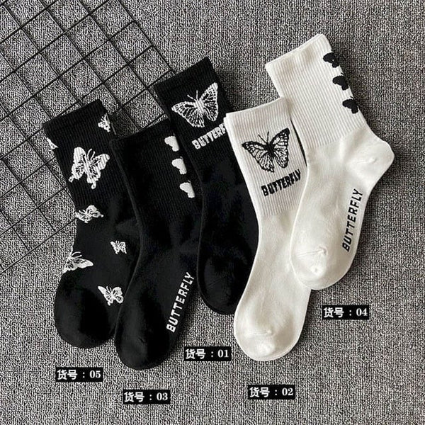 Kawaii Butterfly Socks