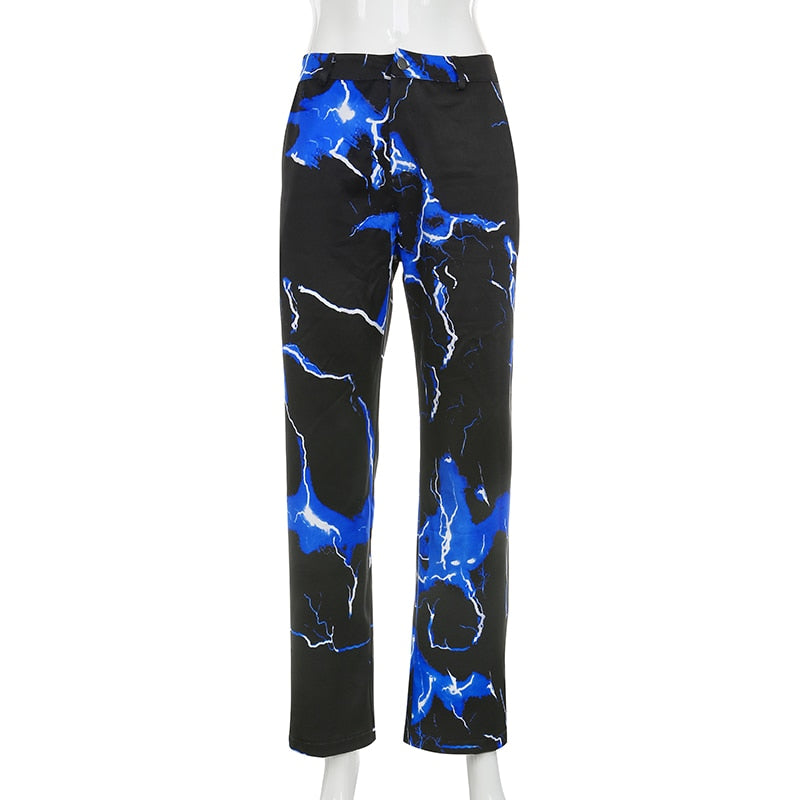 Color Flame cargo pants