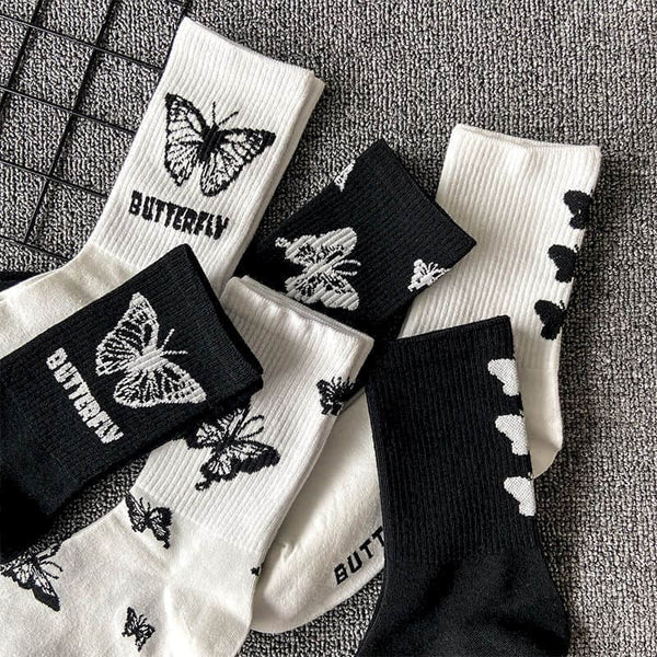 Kawaii Butterfly Socks