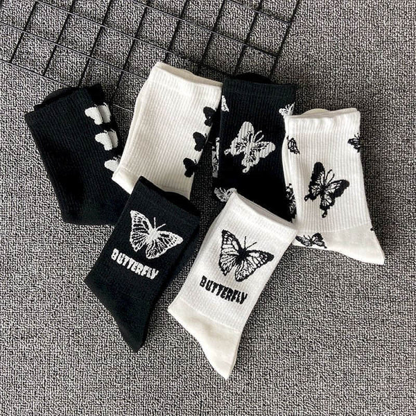 Kawaii Butterfly Socks