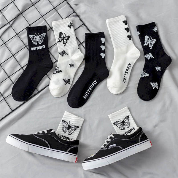 Kawaii Butterfly Socks