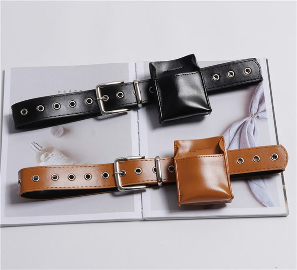 Dark Leather Queen Belt