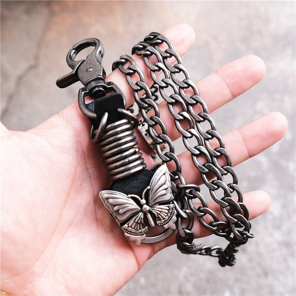 Electric Butterfly Key Chain