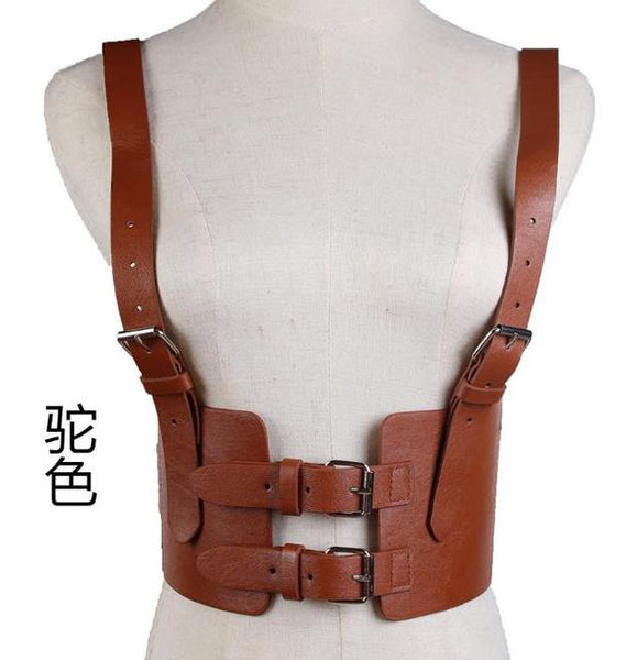 PU Leather Body Belt Harness