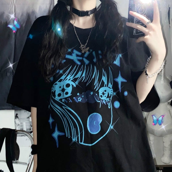 Gothic Fashion Graphic T-shirt