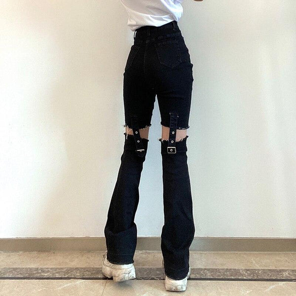 Tribal Cut Out Pants